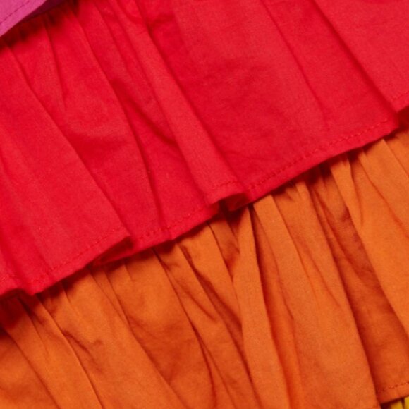 Farm Rio Colorblocked Tiered Midi Skirt - Size XS - Picture 7 of 13